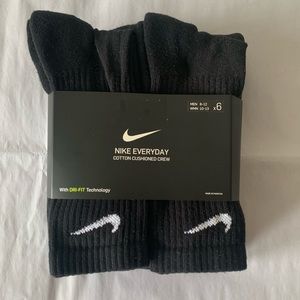 Nike Performance Cushioned Crew Cut Socks - Black